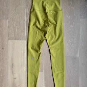Alo mustard Yellow High-Waisted Leggings